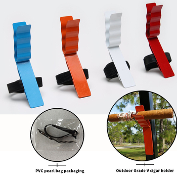 Āra V klases cigāru turētājs Jauns mangāna tērauda metāla cigāru klipša magnētiskais cigāru turētājs