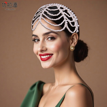 Ulapan Sa01 Νέα Κορδέλα με Φούντα για το Μέτριο, Στολίδι με Μαργαριτάρια, Γλυκό Νυφικό Καπέλο, Αξεσουάρ Χονδρικής