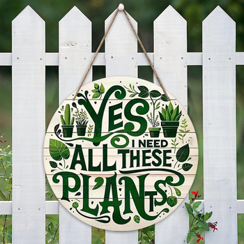 Дървена табела за добре дошли на склад за декорация на веранда, табела за ентусиасти на зелени растения, табела за домашен декор, градинска табела