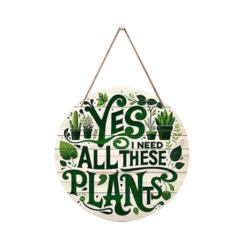 Дървена табела за добре дошли на склад за декорация на веранда, табела за ентусиасти на зелени растения, табела за домашен декор, градинска табела