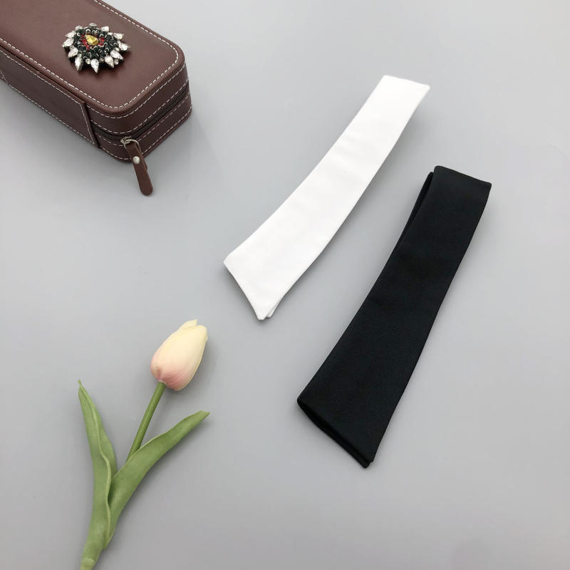 Îmbrăcăminte de lucru clasică alb-negru, guler mic, culoare pură, stil simplu, accesorii de îmbrăcăminte, accesorii versatile, îmbrăcăminte pentru bărbați și femei, guler fals