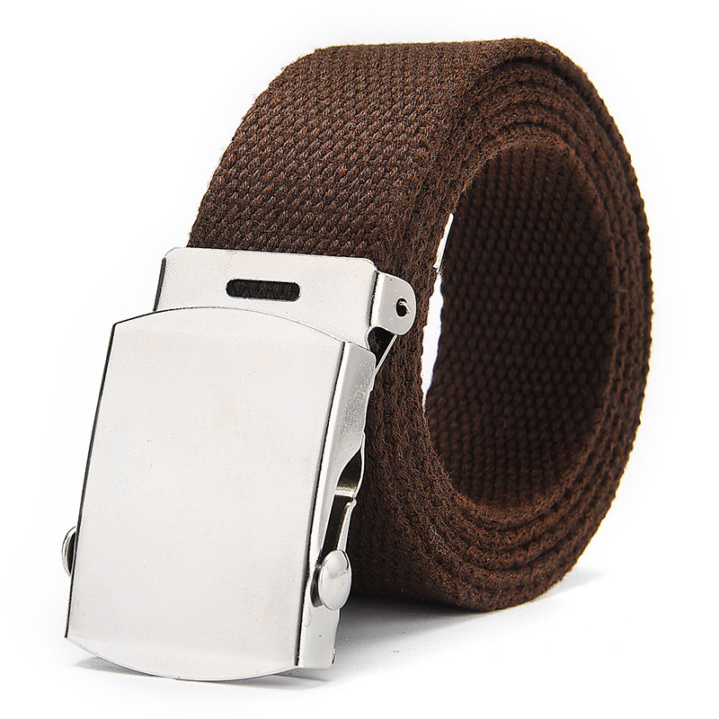 Opasok na pánske džínsy, všestranný vintage tkaný plátenný opasok, unisex outdoorový plátenný vintage