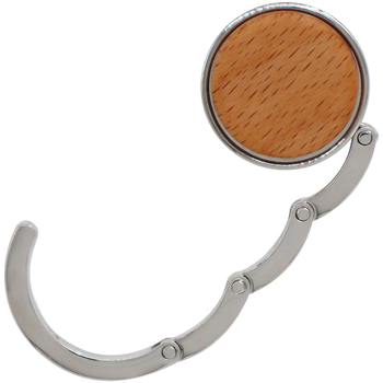 Σύγχρονο απλό γάντζο γραφείου φορητό μαύρο κρεμάστρα γραφείου καρυδιάς γραφείο κρεμαστή τσάντα χωρίς γροθιές γάντζο