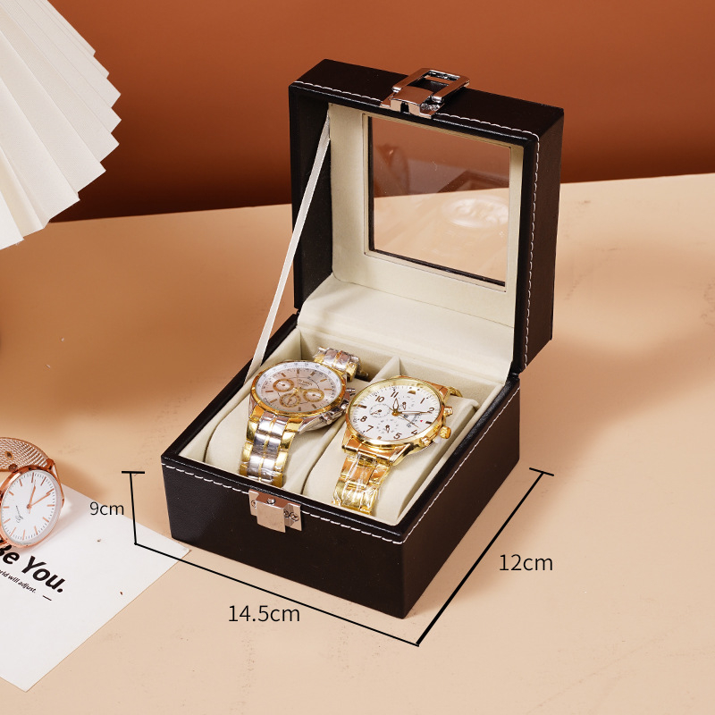 Odinė laikrodžių dėžutė, laikrodžių laikymo dėžutė, laikrodžių demonstravimo dėžutė, šeimos dekoravimo prekystalio demonstravimo dėžutė, išskirtinė paprasta dovanų dėžutė