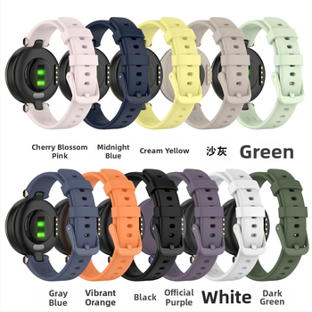 Подходящ за силиконова каишка за часовник GarminLily, дамски спортен часовник с инструмент за разглобяване.