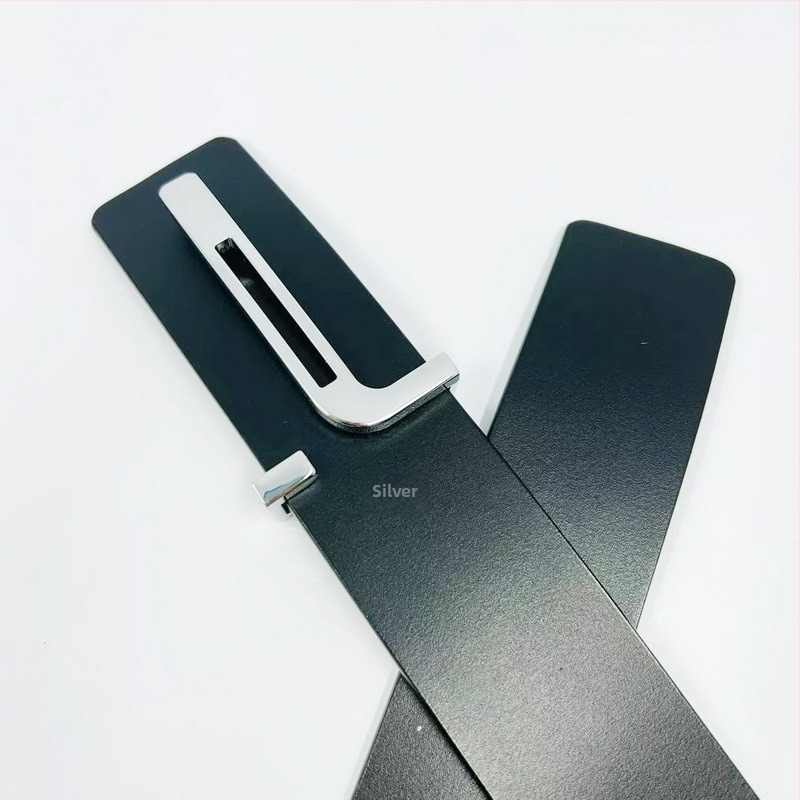 DH tehase otsemüük meeste äri- ja vabaajarõivaste mitmekülgne vööpannal 4,0 cm tsingisulamist sileda plaadiga pandla T-kujuline pandla hulgimüük