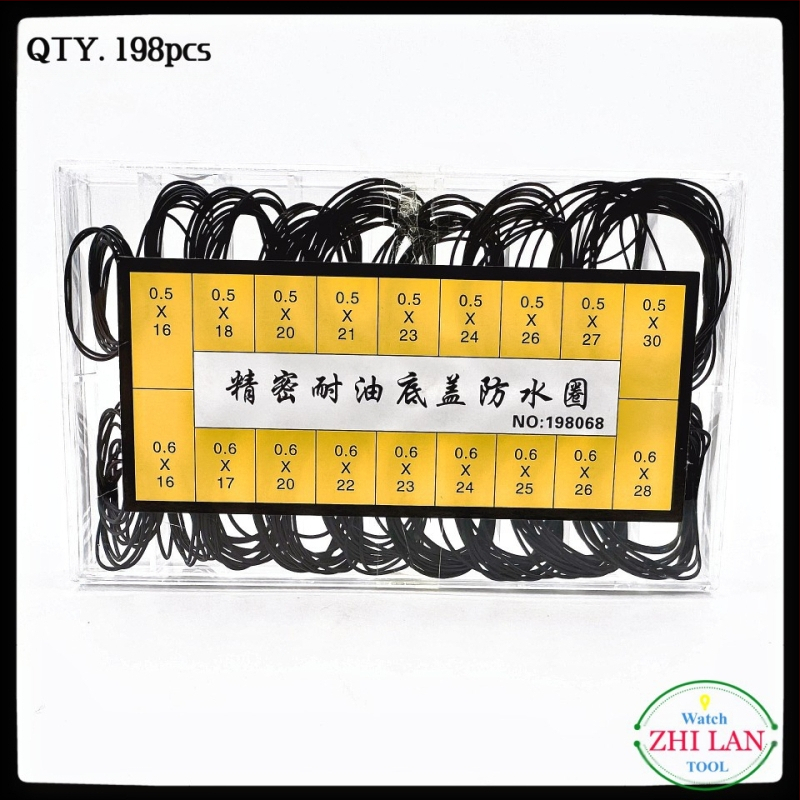 Laikrodžių priedai Laikrodis Vandeniui atsparus žiedas Laikrodžio apatinis dangtelis Vandeniui atsparus žiedas Tikslus alyvai atsparus galinis dangtelis Vandeniui atsparus žiedas Vandeniui atsparus žiedas