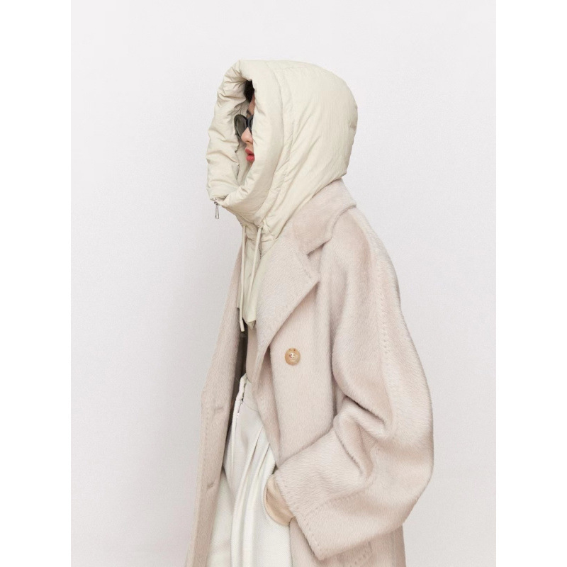 Sál Mindent az egyben Sapka Téli Meleg Hidegálló Pamut Sapka Sálszerű Köpeny Aranyos Hidegálló Sapka