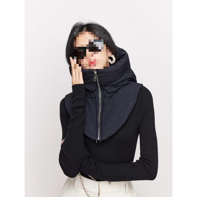 Sál Mindent az egyben Sapka Téli Meleg Hidegálló Pamut Sapka Sálszerű Köpeny Aranyos Hidegálló Sapka