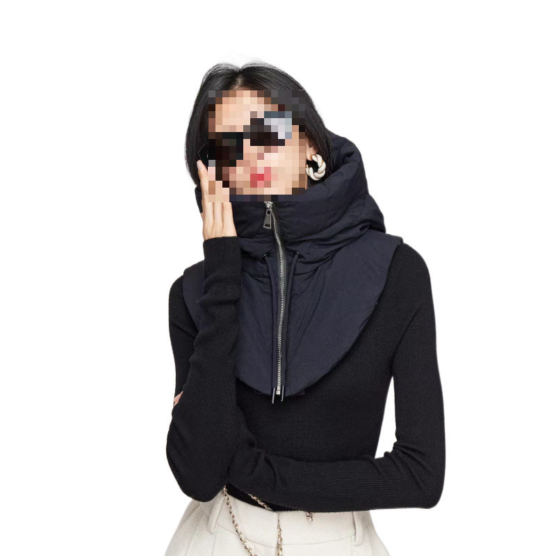 Sál Mindent az egyben Sapka Téli Meleg Hidegálló Pamut Sapka Sálszerű Köpeny Aranyos Hidegálló Sapka