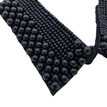 Υψηλής ποιότητας, κομψό, διακοσμητικό κολάρο από ρετρό μαργαριτάρι, ραμμένο στο χέρι, για γυναίκες, βαριάς βιομηχανίας