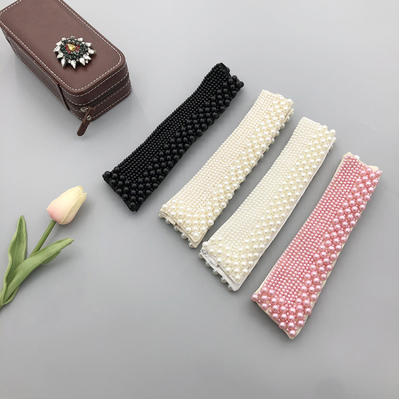 Augstas klases izsmalcināta sieviešu smagās rūpniecības retro pērļu ar rokām šūta eleganta dekoratīva mākslīgā apkakle