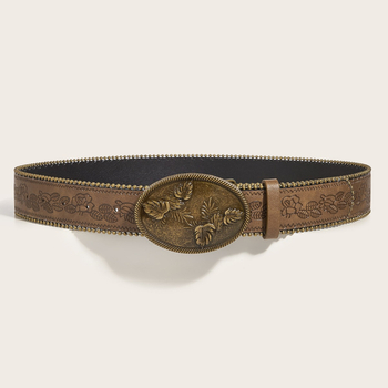 Centură de damă în stil retro american, Spice Girls, subcultură veche de nișă, blugi cu mărgele în relief, pentru femei