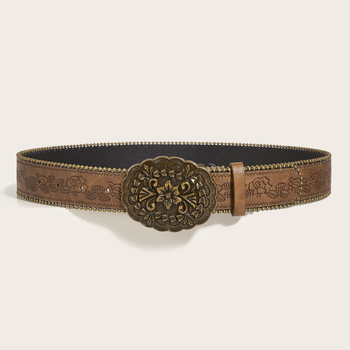 Centură de damă în stil retro american, Spice Girls, subcultură veche de nișă, blugi cu mărgele în relief, pentru femei