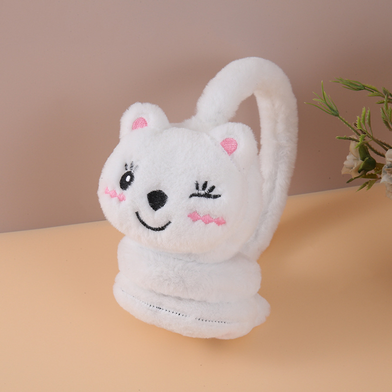 Tiesioginiai gamykliniai pardavimai. Rudens ir žiemos pliušinės šiltos ausinės. Mielos animacinių filmukų ausinės, atsparios šalčiui, kačiuko triušio ausys.