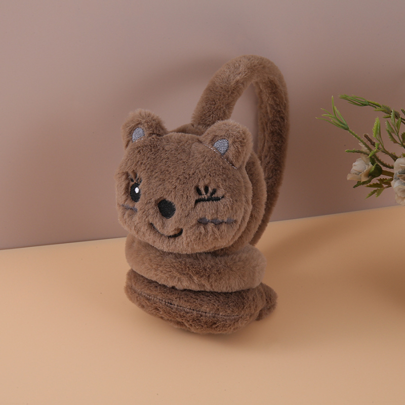 Tiesioginiai gamykliniai pardavimai. Rudens ir žiemos pliušinės šiltos ausinės. Mielos animacinių filmukų ausinės, atsparios šalčiui, kačiuko triušio ausys.