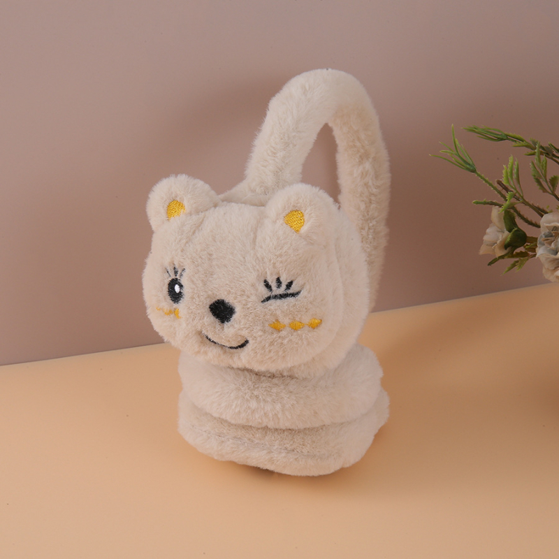 Tiesioginiai gamykliniai pardavimai. Rudens ir žiemos pliušinės šiltos ausinės. Mielos animacinių filmukų ausinės, atsparios šalčiui, kačiuko triušio ausys.