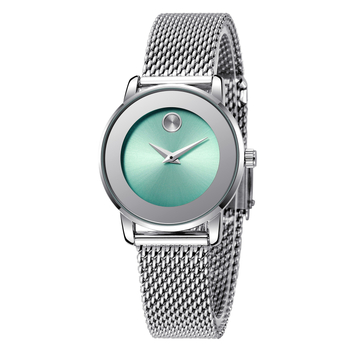 Νέο γυναικείο ρολόι μόδας CHRONOS με υφαντό λουράκι από ατσάλι, εξαιρετικό μικρό ρολόι, γυναικείο casual αδιάβροχο ρολόι