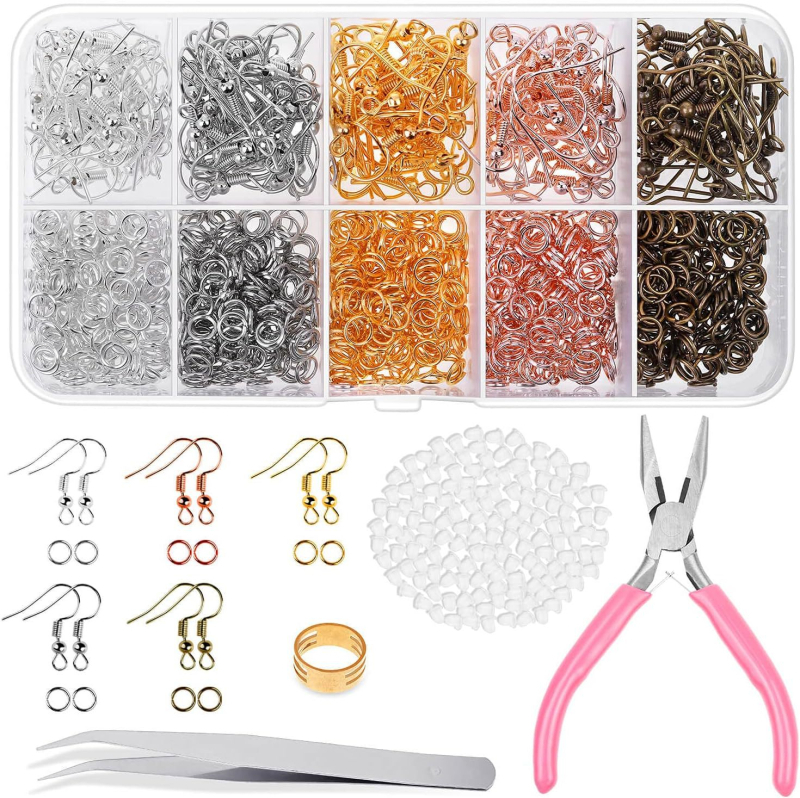 Sudraboti, apzeltīti, krusteniski apmales auskaru āķu aksesuāri, auskari, roku darbs, DIY aksesuāri, materiāls ar pērlītēm, auskaru āķu materiāls