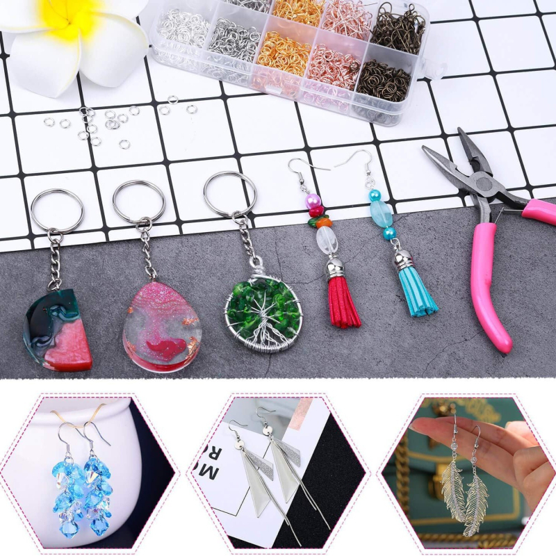 Sidabruoti, paauksuoti, kryžminiai auskarai, auskarų papuošalai, rankų darbo, „pasidaryk pats“ aksesuarai, medžiaga su karoliukais, auskarų kabliukų medžiaga