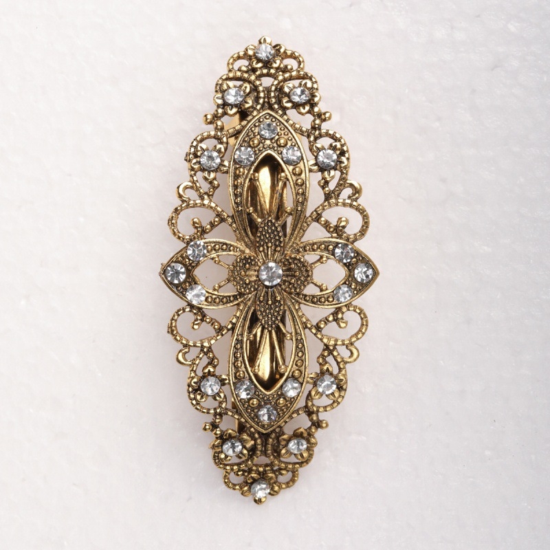 Europski i američki dodaci za kosu, ženski retro cvijet, Amazon mali svježi ukrasi za kosu s cirkonima, proljetna kopča