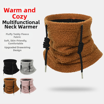 Ruidongi sügis- ja talvine tuulekindel suusasall, õues ratsutamismask, täisnägu kaitsev soe kaelakomplekt, fliisvoodriga külmakindel sall