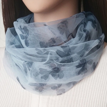 Νέο ανοιξιάτικο και καλοκαιρινό γυναικείο κασκόλ με προστασία από τον ήλιο από πλέγμα, διαθέσιμο για τις τέσσερις εποχές, λεπτό κασκόλ κάλυψης λαιμού στις αρχές της άνοιξης, ιδανικό για όλες τις εποχές