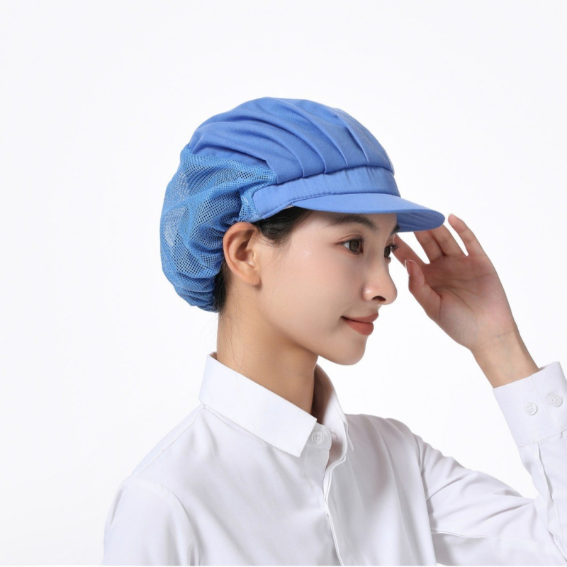 Εργοστάσιο Εργαστήριο Αναπνεύσιμο Καπέλο Εργασίας Καπέλο Σεφ Κουζίνας Catering Σερβιτόρος Υγιεινό Τρόφιμα Ανδρικό και Γυναικείο Καπέλο Σκόνης Ψησίματος