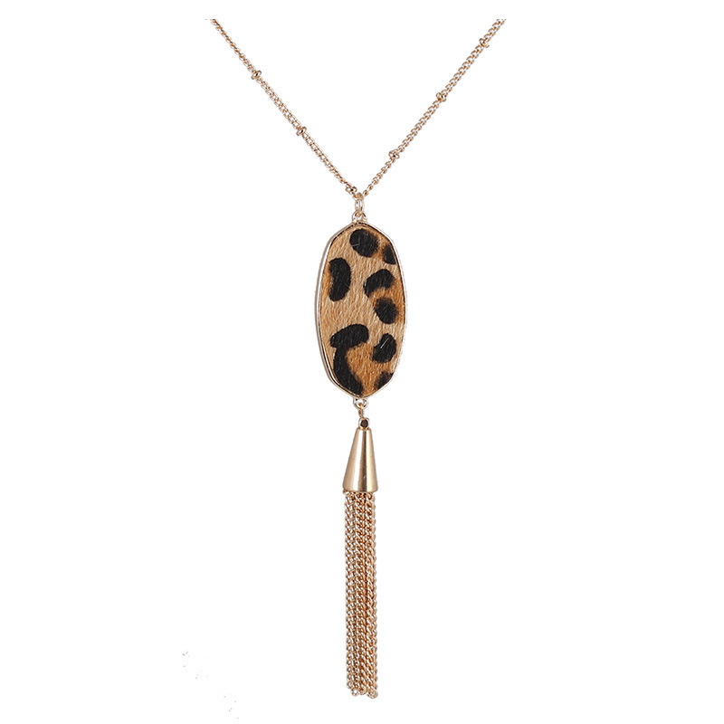 Europos ir Amerikos užsienio prekybos „AliExpress“ madingi retro leopardo karoliai, lydinio, perdėti auskarai, karoliai, apyrankės, kostiumų aksesuarai moterims