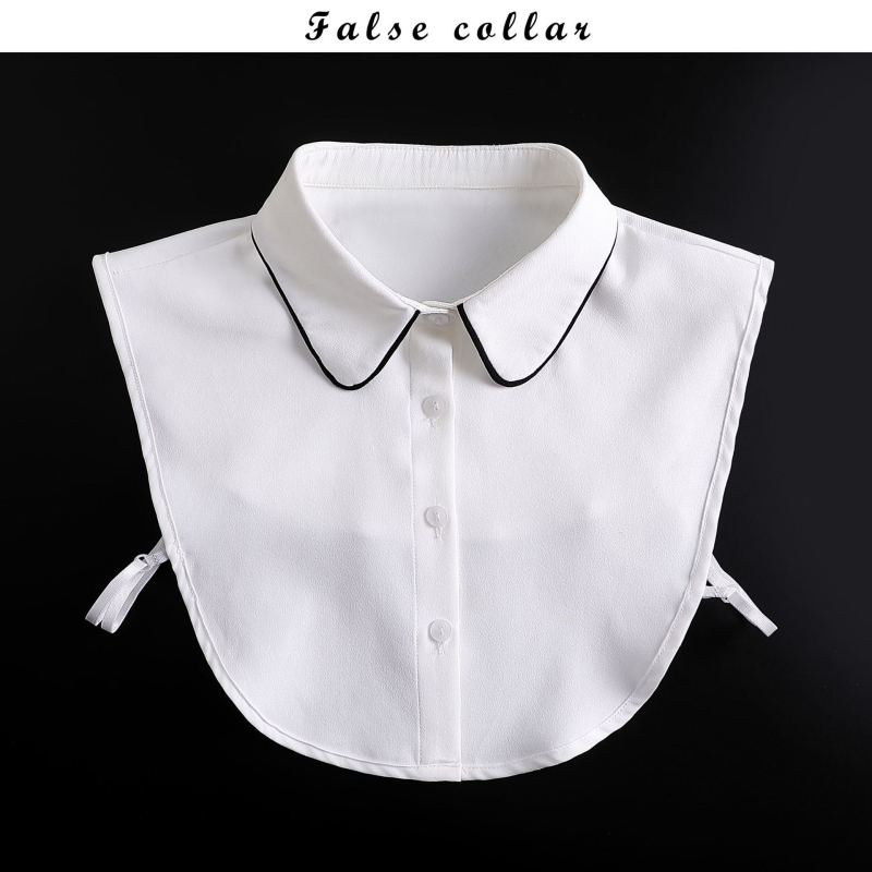 Κορεάτικο στυλ ψεύτικο κολάρο γυναικών πουλόβερ διακοσμητικό κολάρο ευέλικτο ψεύτικο πουκάμισο κολάρο δαντέλας υψηλής ποιότητας ψεύτικο κολάρο επαγγελματικό περιστασιακό κολάρο