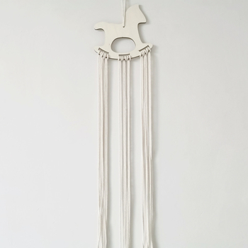 Νέα αποθήκευση κλιπ μαλλιών από βαμβακερό σχοινί Trojan σε σκανδιναβικό στιλ με παιδική θήκη για αξεσουάρ μαλλιών, διακοσμητικό κρεμαστό κόσμημα παιδικού δωματίου χονδρικής