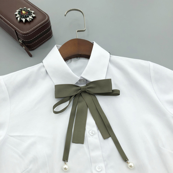 Νέο ρυθμιζόμενο πουκάμισο κολεγιακού στυλ, ευέλικτο παπιγιόν με ακαδημαϊκή στολή, χονδρικής