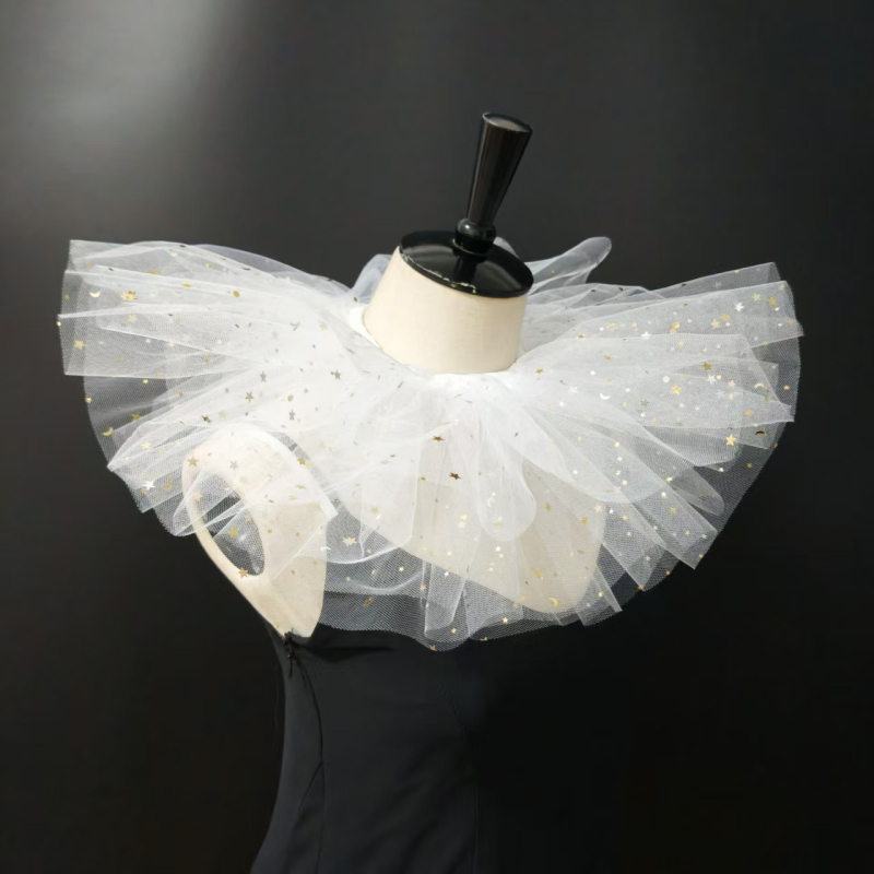 Διασυνοριακό πλέγμα Puffy False Collar Σκηνή Παράστασης Στούντιο Φωτογραφίας Props Ευρώπη και Αμερική Amazon