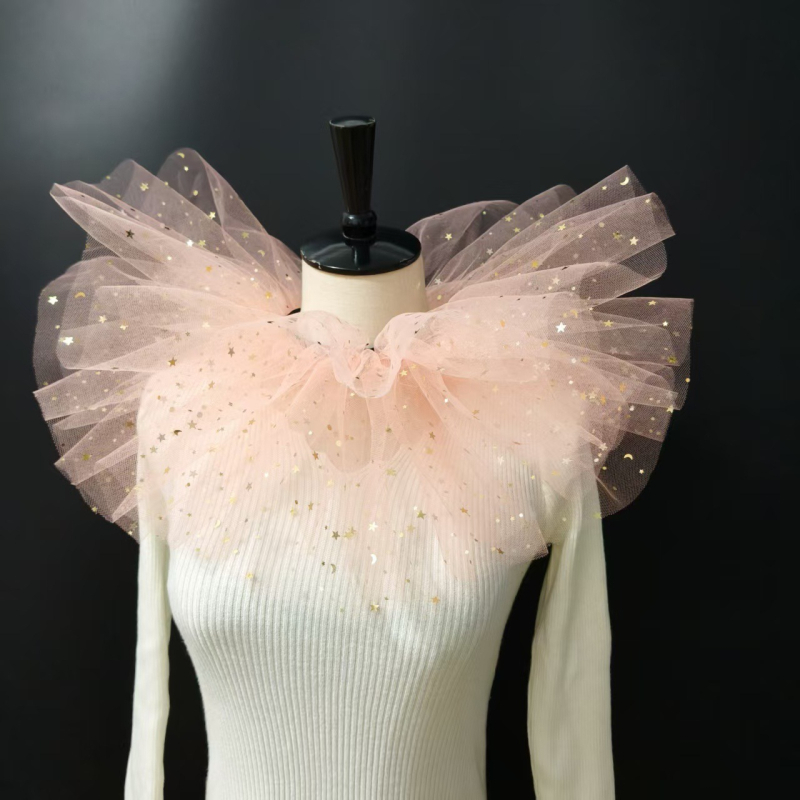 Διασυνοριακό πλέγμα Puffy False Collar Σκηνή Παράστασης Στούντιο Φωτογραφίας Props Ευρώπη και Αμερική Amazon