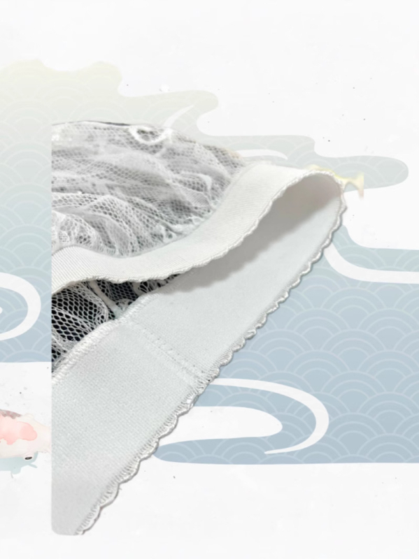 Juodai baltas „Four Seasons“ vieno sluoksnio nėriniuotas sijonas, naujo stiliaus nėriniuotas tinklelio sijonas, didelio dydžio sijonas