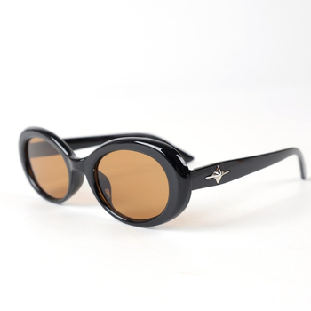 Korėjietiško stiliaus nauji siauro rėmelio asmeniniai vaikiški akiniai nuo saulės, madingi ovalūs vaikiški anti-UV europietiško ir amerikietiško stiliaus akiniai nuo saulės