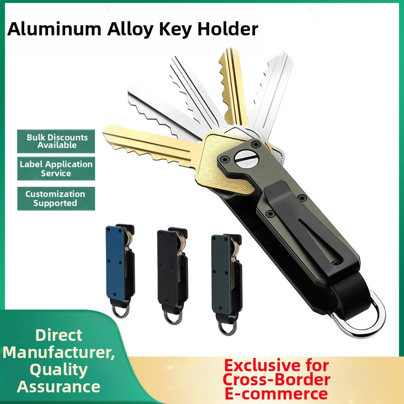 Tarpvalstybinis „AirTag“ metalinis raktų pakabukas, aliuminio lydinio, apsaugantis nuo pametimo, daugiafunkcis anglies pluošto raktų dangtelis