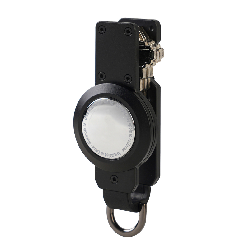 Tarpvalstybinis „AirTag“ metalinis raktų pakabukas, aliuminio lydinio, apsaugantis nuo pametimo, daugiafunkcis anglies pluošto raktų dangtelis