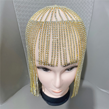 Piiriülesed Euroopa ja Ameerika ehted, täisteemantidega pika voo ja Su juukseketiga, naiste laubale kinnitatav läikiva kivikestega peakate. Juuksekett.