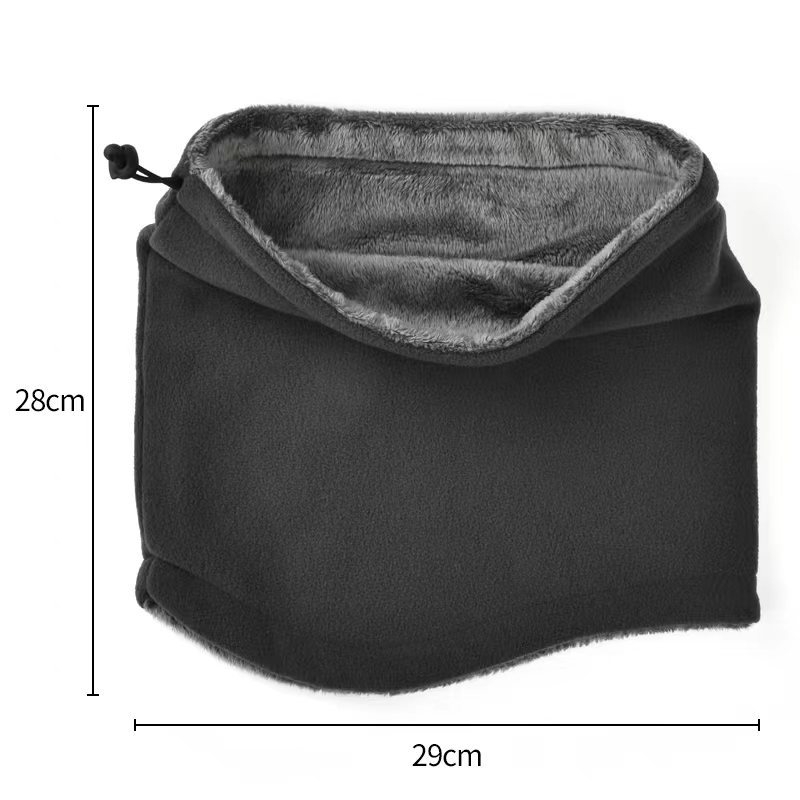 Talvine sallmüts, õues ratsutamise sall, paksendatud fliisist soe mask, tolmukindel mask, polaarfliisist krae