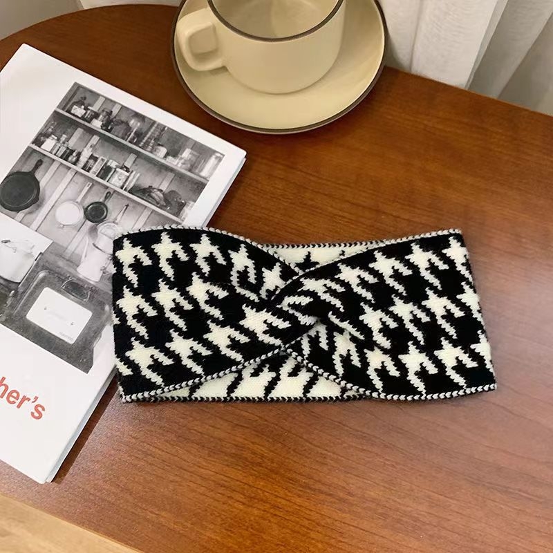 Villane kootud juuksepael Sall Juuksepael Kaheotstarbeline Interneti Kuulsus Sama Peapael Kirjaga Laia äärega Vabaaja Ühevärviline Sügis- ja Talvine Juuksepael