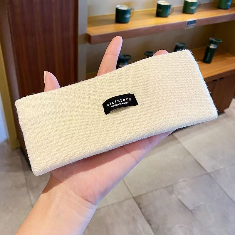 Villane kootud juuksepael Sall Juuksepael Kaheotstarbeline Interneti Kuulsus Sama Peapael Kirjaga Laia äärega Vabaaja Ühevärviline Sügis- ja Talvine Juuksepael