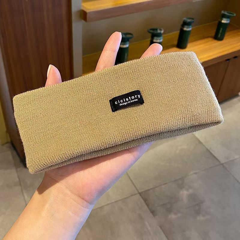 Villane kootud juuksepael Sall Juuksepael Kaheotstarbeline Interneti Kuulsus Sama Peapael Kirjaga Laia äärega Vabaaja Ühevärviline Sügis- ja Talvine Juuksepael