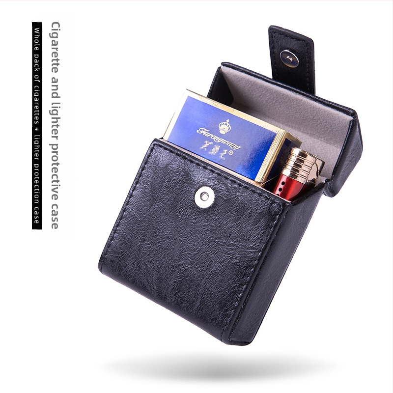 Visas 20 cigarečių pakelis su storomis cigaretėmis, cigarečių dėžutė, žiebtuvėlio „viskas viename“ pakuotė, vyriška trumpa cigarečių dėžutė, apsauginė dėžutė su atlenkiamu viršumi sagtimi