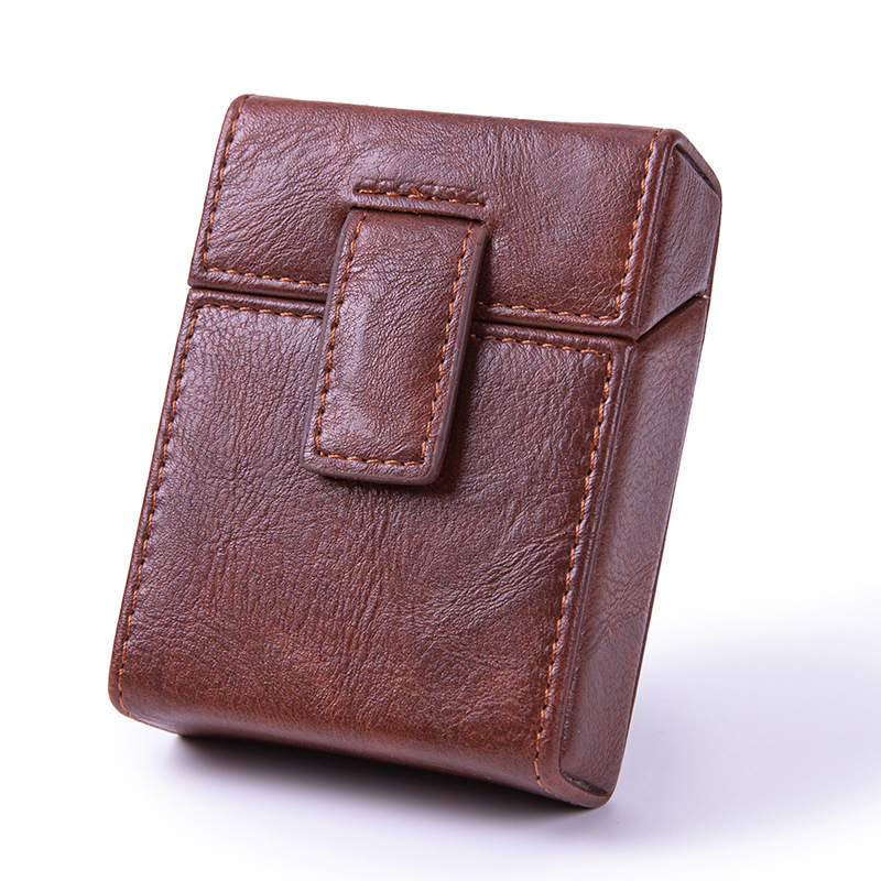 Visas 20 cigarečių pakelis su storomis cigaretėmis, cigarečių dėžutė, žiebtuvėlio „viskas viename“ pakuotė, vyriška trumpa cigarečių dėžutė, apsauginė dėžutė su atlenkiamu viršumi sagtimi