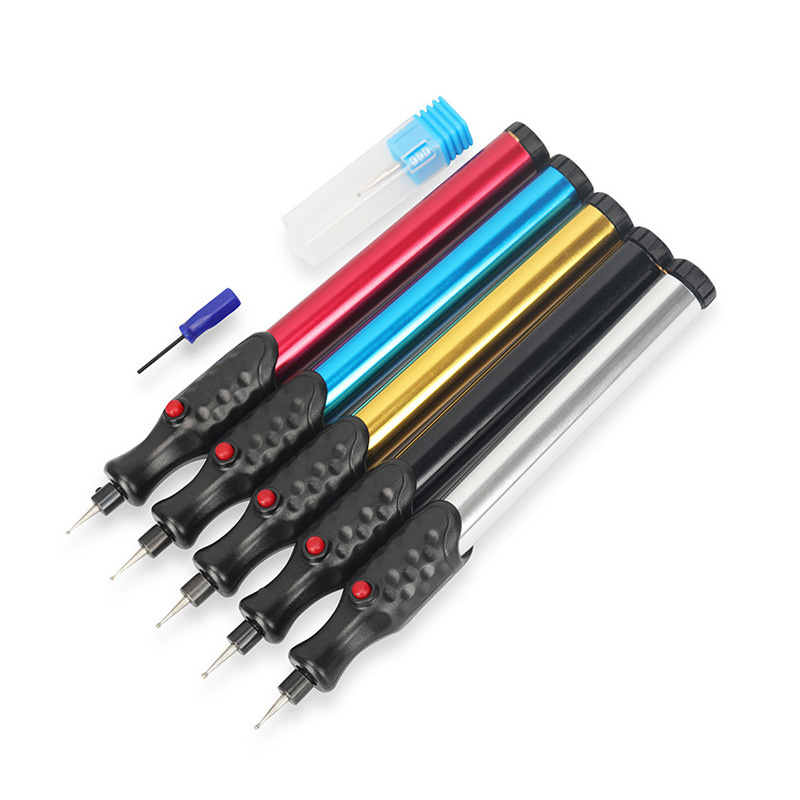 Μίνι μεταλλικό στυλό χαμηλού θορύβου ηλεκτρικό χάραξης σε σχήμα στυλό, υψηλής ταχύτητας, ασύρματο μικροσκοπικό ηλεκτρικό μύλο γυαλιού DIY