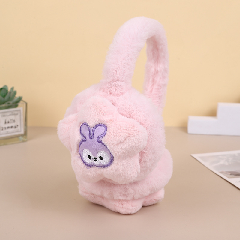 Chrániče sluchu nové jesenné a zimné roztomilé plyšové Sanrio zahustené pre študentov a dospelých, teplé, kreslené, chrániče sluchu, vetruodolné, teplé