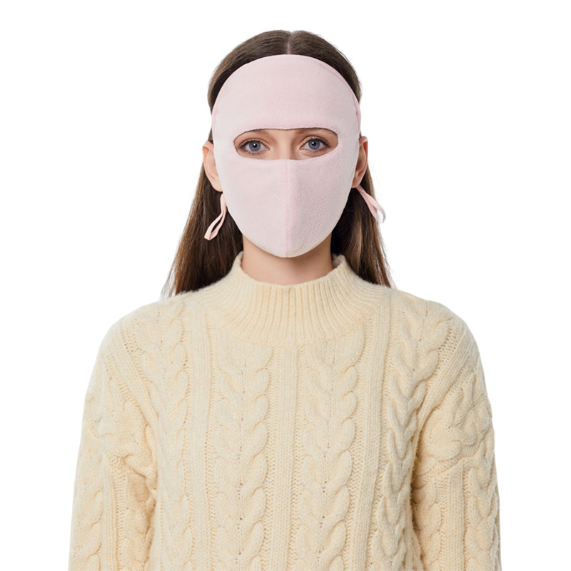 Talvine soe mask voodriga sametist paksendatud tuulekindel külmakindel avatud hingav mask täisnägu katmiseks õuespordiks ratsutamine