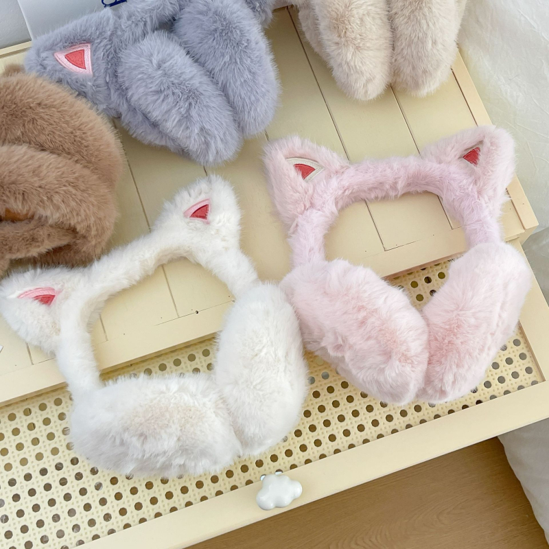 Šiltos žieminės ausinės moterims, su vilnos pamušalu, atsparios vėjui ir šalčiui, pliušinės ausų apsaugos, antifrizinės ausinės, šiltos ausinės studentams važinėjant dviračiu