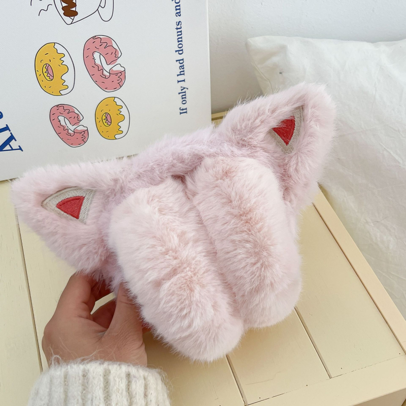 Šiltos žieminės ausinės moterims, su vilnos pamušalu, atsparios vėjui ir šalčiui, pliušinės ausų apsaugos, antifrizinės ausinės, šiltos ausinės studentams važinėjant dviračiu